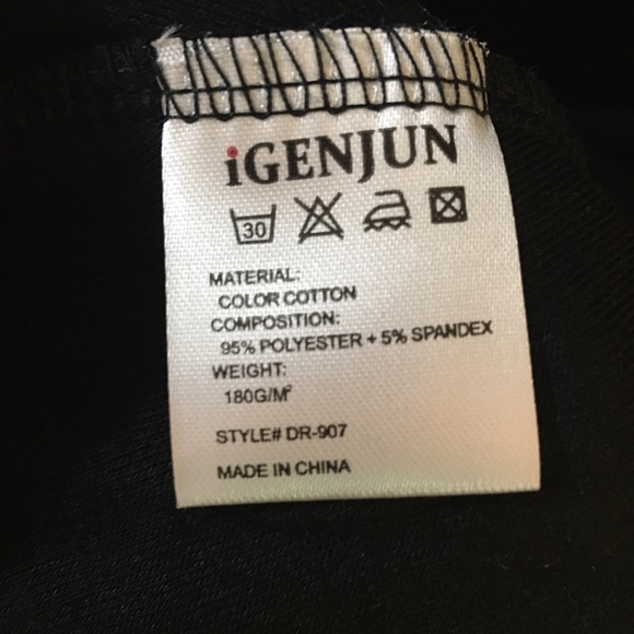 Long Sleeve Black Sweater Short Dress or Women’s Top M - Picture 12 of 12